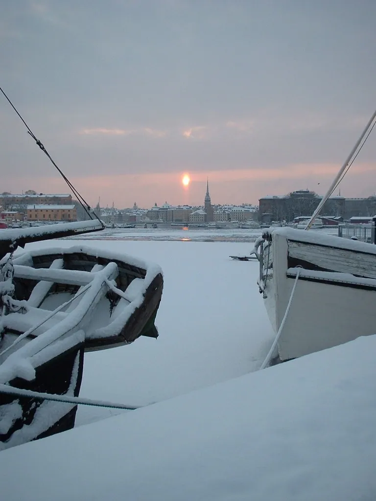 Strandvagen sunset